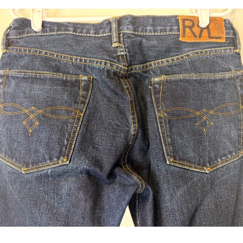 Vintage RRL Double RL Selvedge Jeans 34x32 Made USA Ralph Lauren Denim 90s Y2K